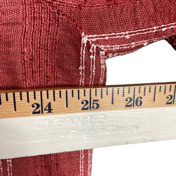 Free People Stripe Against All Odds Long Sleeves Top Size Medium - Picture 5 of 7